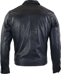 Ricano Lederjacke Albert Dunkelblau/Blau/Hellblau