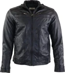 Ricano Lederjacke Albert Dunkelblau/Blau/Hellblau