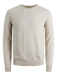 Jack & Jones Rundhalspullover JJEEMIL 4295 Hellgrau (4295)