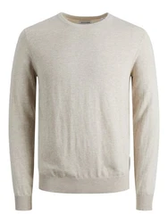 Jack & Jones Rundhalspullover JJEEMIL 4295 Hellgrau (4295)