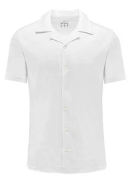 Poloshirt Poloshirt - Body Fit - Polokragen - Einfarbig - Wei