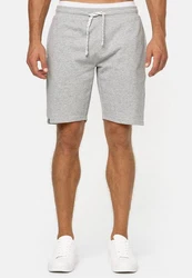Indicode Herren Sweatshorts Aldrich Grau/Hellgrau