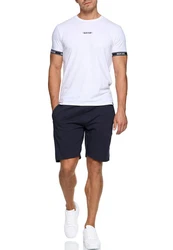 Indicode Herren Sweatshorts Aldrich Dunkelblau