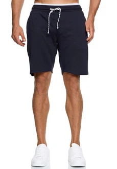 Indicode Herren Sweatshorts Aldrich Dunkelblau