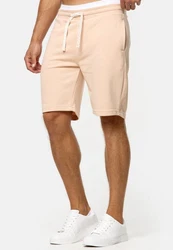 Indicode Herren Sweatshorts Aldrich Cameo Rose