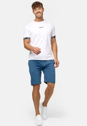 Indicode Herren Sweatshorts Aldrich Blau/Hellblau