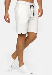 Indicode Herren Sweatshorts Aldrich Weiß/Creme