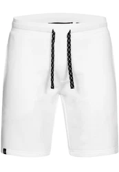 Indicode Herren Sweatshorts Aldrich Weiß/Creme