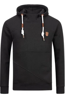 Indicode Hoodie Meza Schwarz/Braun
