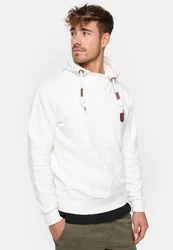 Indicode Hoodie Meza Weiß/Creme