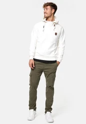 Indicode Hoodie Meza Weiß/Creme