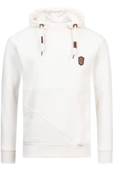 Indicode Hoodie Meza Weiß/Creme
