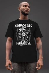 Neverless Print-Shirt Herren T-Shirt Gangsters Paradise Dunkelgrün/Orange/Gelb/Grau/Braun/Schwarz