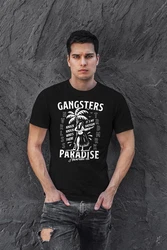 Neverless Print-Shirt Herren T-Shirt Gangsters Paradise Dunkelgrün/Orange/Gelb/Grau/Braun/Schwarz