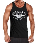 Neverless Tanktop Herren Desert Eagle Assault Beige/Schwarz