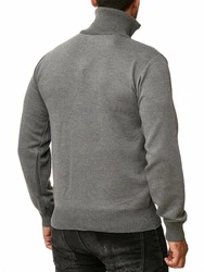 Egomaxx Cardigan Stehkragen H2571 Grau (H2571)
