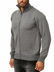 Egomaxx Cardigan Stehkragen H2571 Grau (H2571)