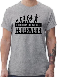 T-Shirt Evolution freiwillige Feuerwehr Feuerwehr