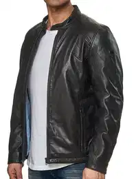 Lederjacke 19707 moderne & zeitlose Echtleder Jacke