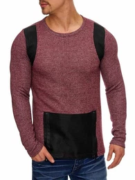 Rundhalspullover 1231-1 modernes & zeitloses Langarmshirt