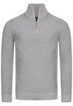 Indicode Strickpullover Mayer Grau/Hellgrau