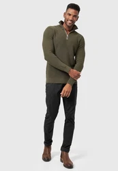 Indicode Strickpullover Mayer Dunkelgrün