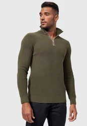 Indicode Strickpullover Mayer Dunkelgrün