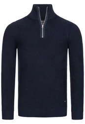 Indicode Strickpullover Mayer Dunkelblau