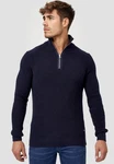 Indicode Strickpullover Mayer Dunkelblau