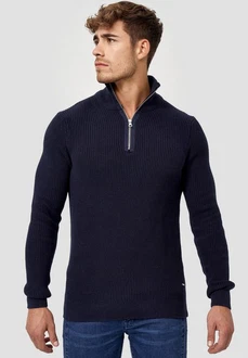 Indicode Strickpullover Mayer Dunkelblau Indicode Strickpullover Mayer Dunkelblau