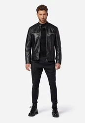 RICANO Lederjacke Caesar Schwarz