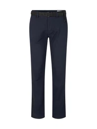 Chinohose Strukturierte Chino Hose mit Grtel