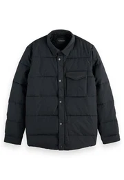 Steppjacke Herren Jacke SHIRT-JACKET 163254 Black Schwarz