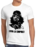 Viva Imperium T-Shirt Style3 (star krieg wars imperium der sterne vader) Weiß/Dunkelrot/Grün/Schwarz/Dunkelblau