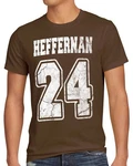 style3 T-Shirt Heffernan (24) Dunkelbraun/Braun/Khaki