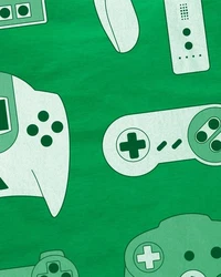 style3 T-Shirt Gamer Super Nintendo Kart NES SNES Zelda Mario Sega Sonic Wii Switch Grün/Dunkelgrün