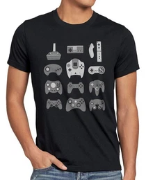 T-Shirt Gamer super nintendo kart nes snes zelda mario sega sonic wii switch