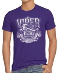 style3 T-Shirt Viper MK2 Battlestar Galactica Lila/Dunkelblau