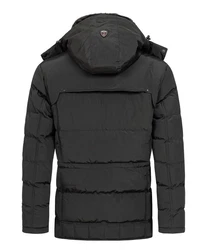 Höhenhorn Achalm Herren Winter Jacke (25G12) Schwarz/Grau/Dunkelgrau/Dunkelgrün