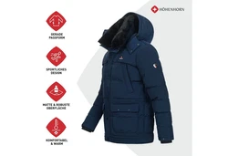 Höhenhorn Achalm Herren Winter Jacke (25G12) Dunkelblau/Blau/Hellblau