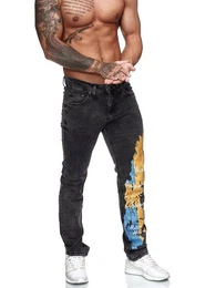 Straight-Jeans JK3000 (Jeanshose Designerjeans Bootcut, 1-tlg) Fitness Freizeit Casual