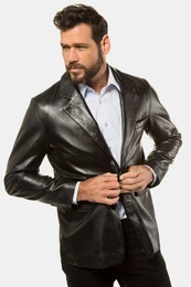 Lederjacke Blazer Leder weiches Lammnappa-Leder