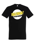 Youth Designz T-Shirt Modell Bazinga Herren T-Shirt Rot/Schwarz