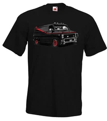 Youth Designz T-Shirt A-Team Van Herren T-Shirt Schwarz/Rot/Blau/Dunkelrot