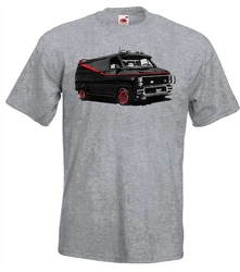 Youth Designz T-Shirt A-Team Van Herren T-Shirt Grau/Hellgrau