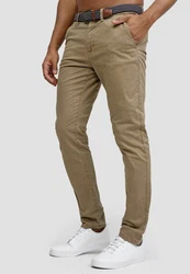 Indicode Chinoshorts Waller Khaki/Beige