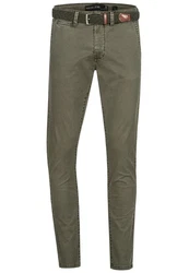 Indicode Chinoshorts Waller Khaki/Dunkelgrün