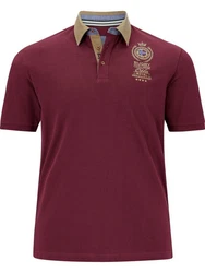 Jan Vanderstorm Poloshirt JOAKIM Dunkelrot/Bordeaux