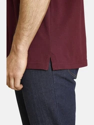 Jan Vanderstorm Poloshirt JOAKIM Dunkelrot/Bordeaux
