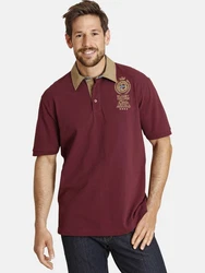 Jan Vanderstorm Poloshirt JOAKIM Dunkelrot/Bordeaux